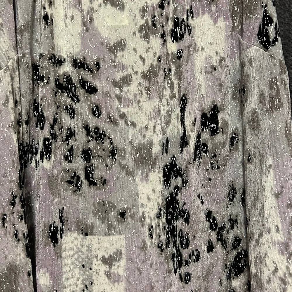 NEW Alex Evenings Icy Orchids Sleeveless Dress Blouse Size 2X - Picture 4 of 6